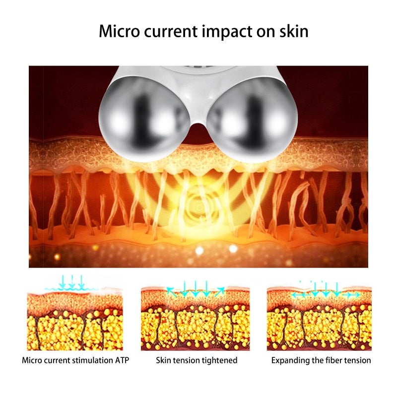 Microcurrent Face Roller Massager