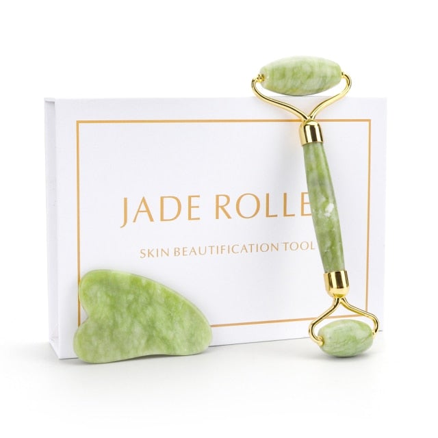 Natural Rose Quartz Jade Roller