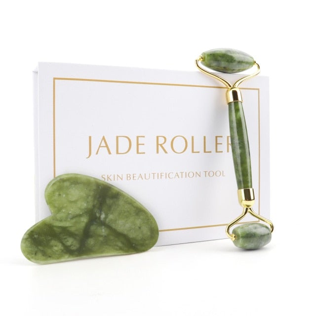 Natural Rose Quartz Jade Roller