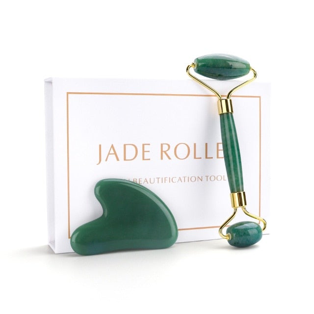 Natural Rose Quartz Jade Roller